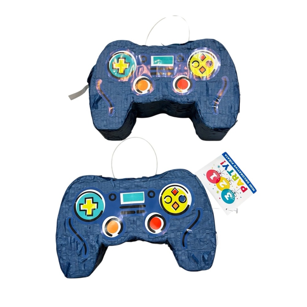 Brand new with Tags Lot of Two Miniature Game Controller Piñatas